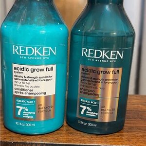 Redken Acidic Grow Full Hair Care Set - shampoo and conditioner